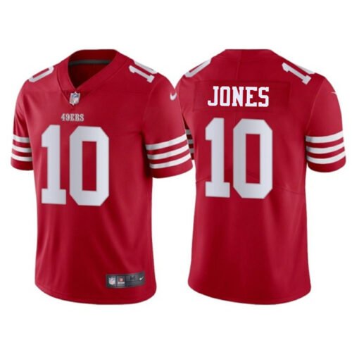 Red San Francisco 49ers #10 Mac Jones 2025 Vapor Untouchable Limited Stitched Football Jersey - SFR30