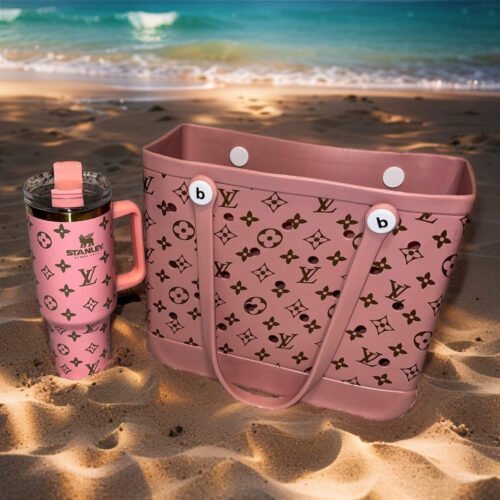 Louis Vuitton 40oz Stanley Tumbler x Bogg Bag Hot Trend 2026 - LVB01.4