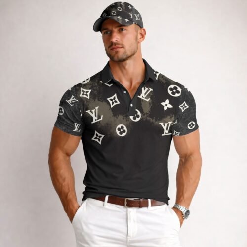 Signature Louis Vuitton Men Polo and Baseball Cap  - LVP25
