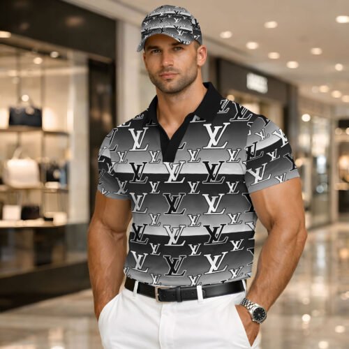 Signature Louis Vuitton Men Polo and Baseball Cap  - LVP48