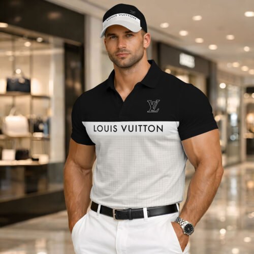 Signature Louis Vuitton Men Polo and Baseball Cap  - LVP50