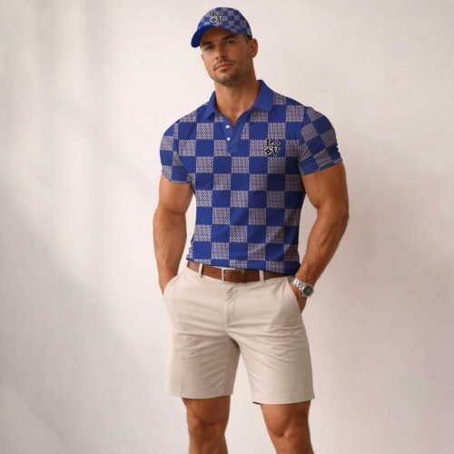 Signature Louis Vuitton Men Polo and Baseball Cap  - LVP55