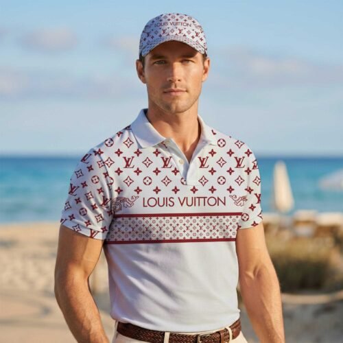 Premium Louis Vuitton Men Polo and Baseball Cap  - LVP01