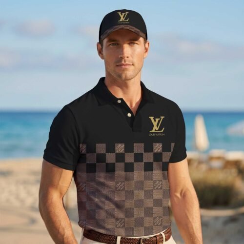 Premium Louis Vuitton Men Polo and Baseball Cap  - LVP02