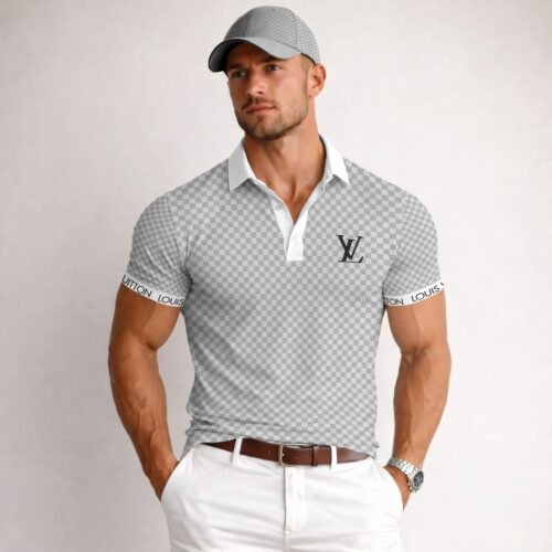 Signature Louis Vuitton Men Polo and Baseball Cap  - LVP24