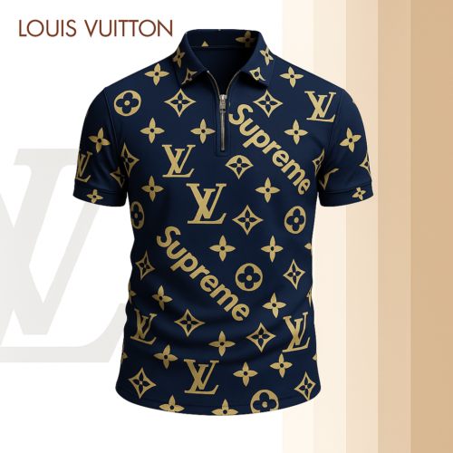 High Quality Louis Vuitton Men's Zip Polo - ZPL13