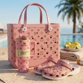 Louis Vuitton 40oz Stanley Tumbler x Bogg Bag x Clogs - LVB02.4