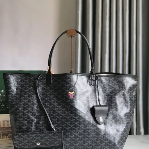Goyard St Louis Tote Black - GYL02