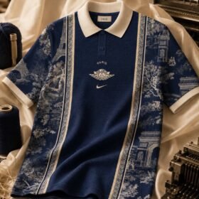 PSG x Nike x Dior Special Edition 2026 Polo Shirt - Parisian Heritage Concept - DRP145